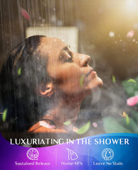POPCHOSE Lavender shower steamer for calming relaxation.