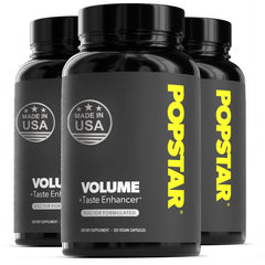Product front label of POPSTAR Labs Semen Volume Booster