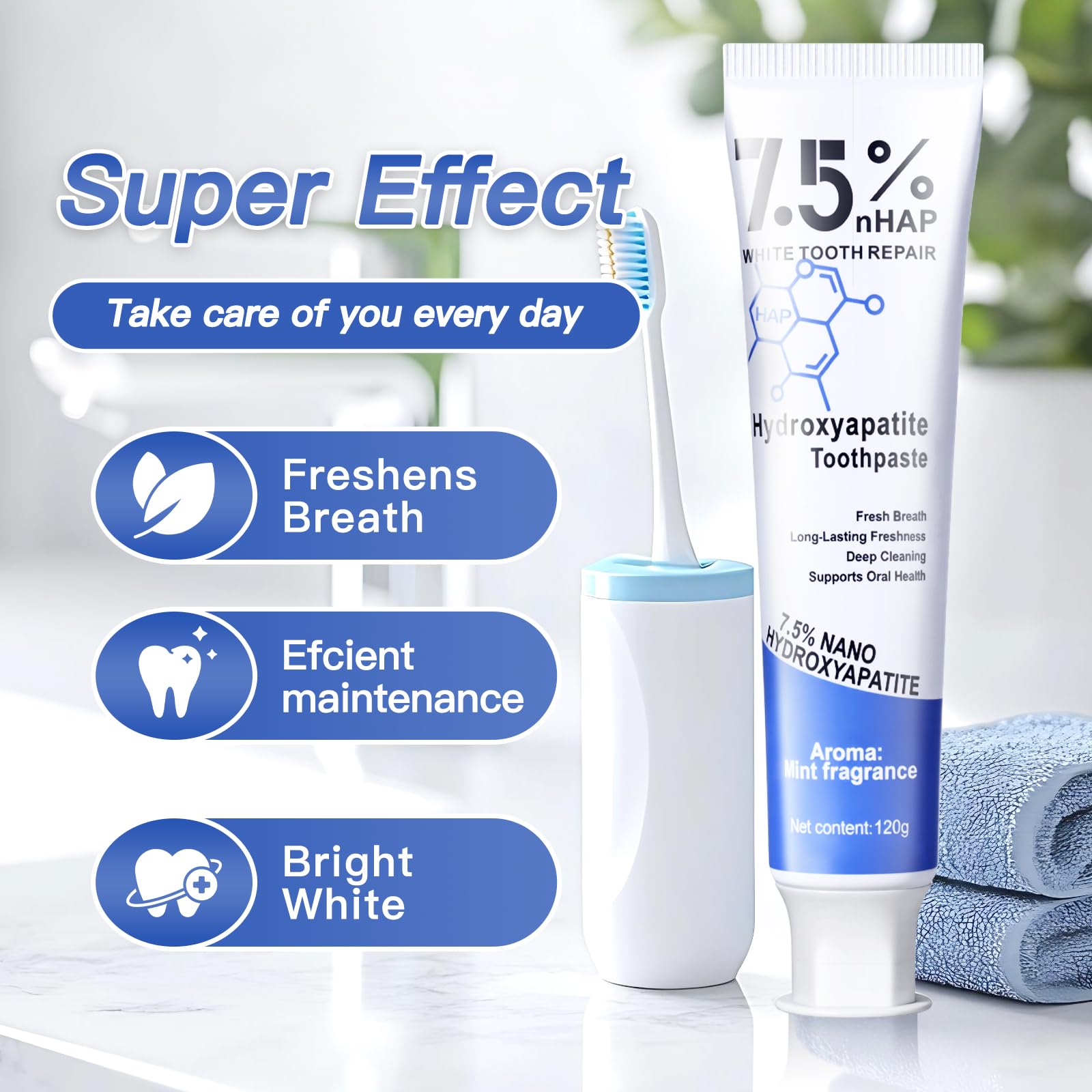 Visualization of nano hydroxyapatite remineralization on enamel