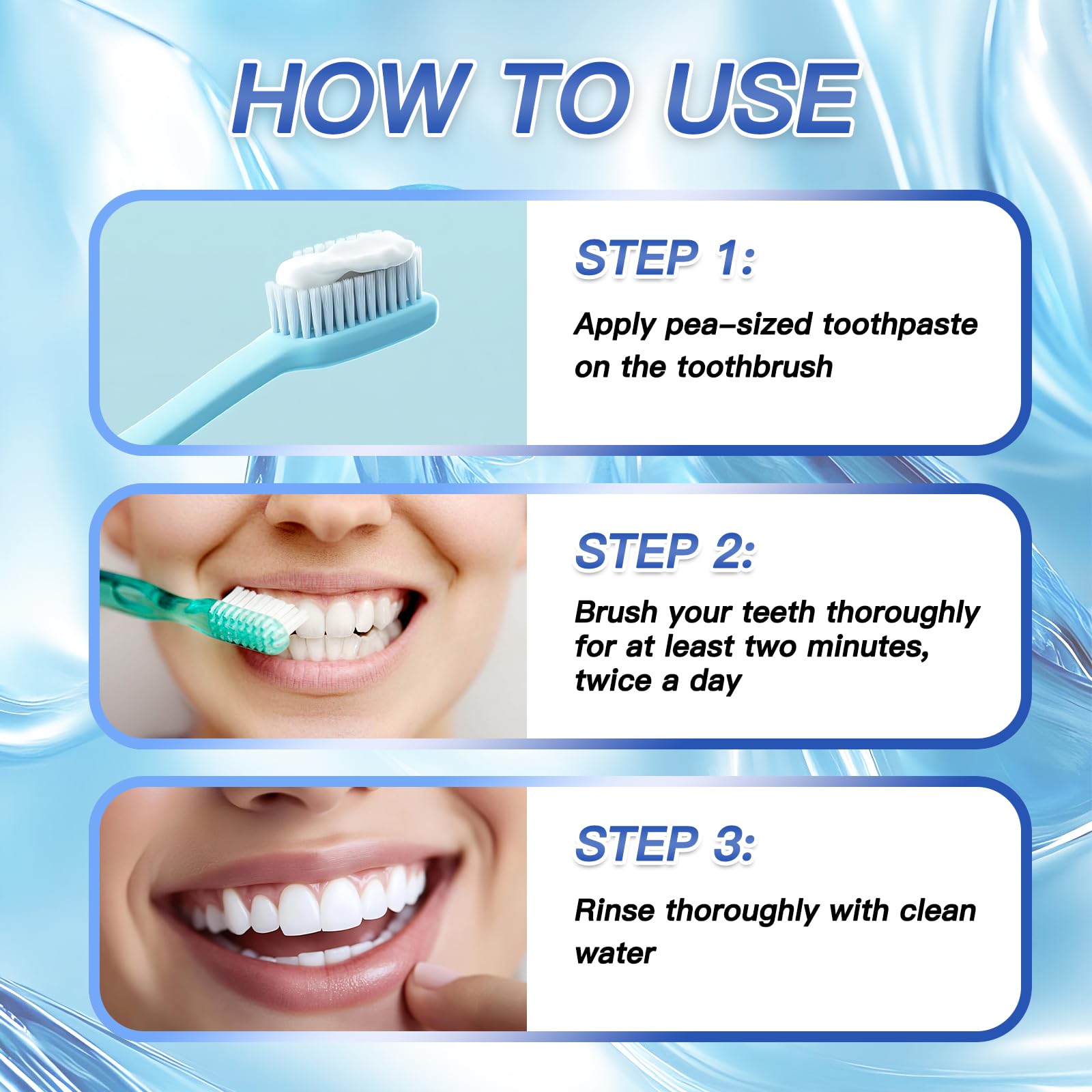 Enamel restoration and gum care with Porindisi branding