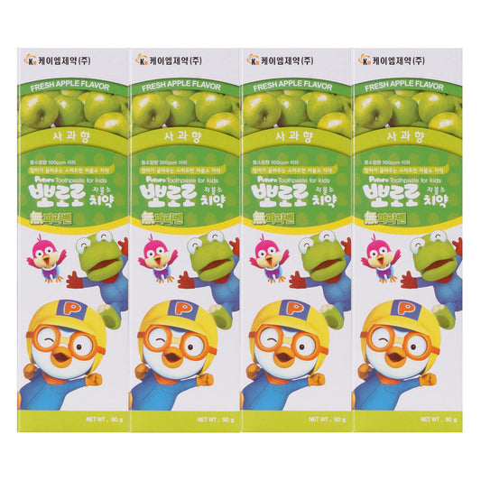 PORORO front packaging apple flavor showing friendly character and benefits
