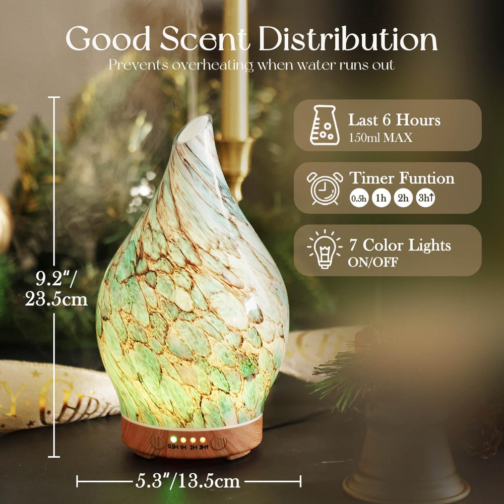 Porseme 100ml diffuser with starry decorative glass cover