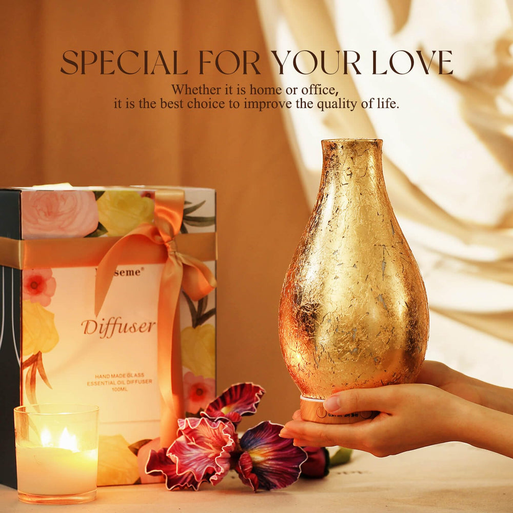 Porseme diffuser in a calm home spa setup