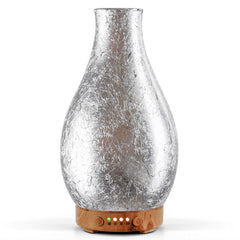 Porseme 100ml silver-plated volcano essential oil diffuser on white background