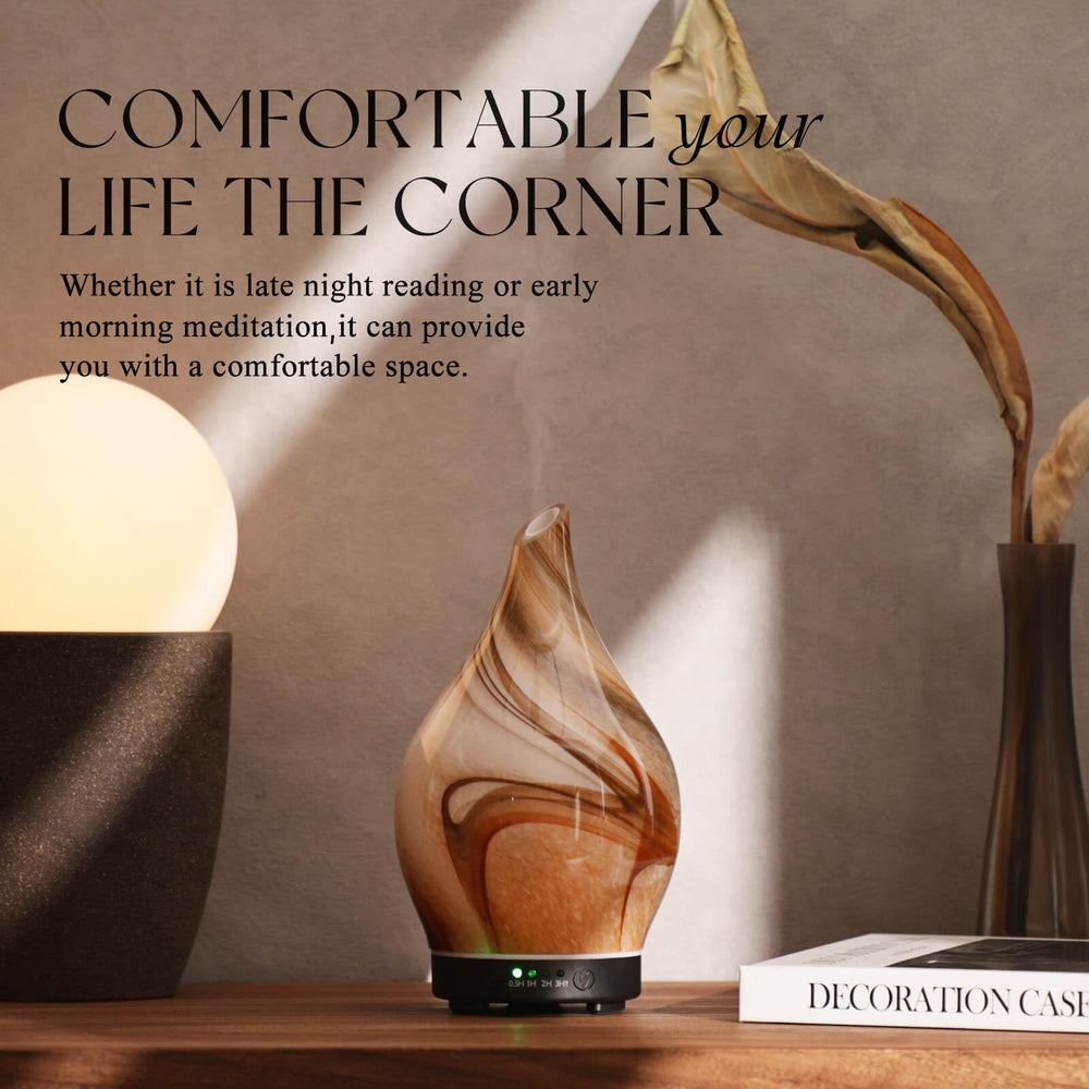 Porseme diffuser placed in bedroom, yoga studio, or office