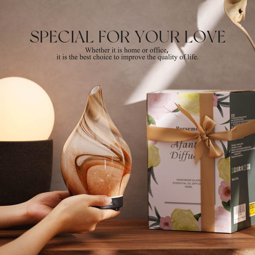 Diffuser suitable for rooms up to 15x15 ft