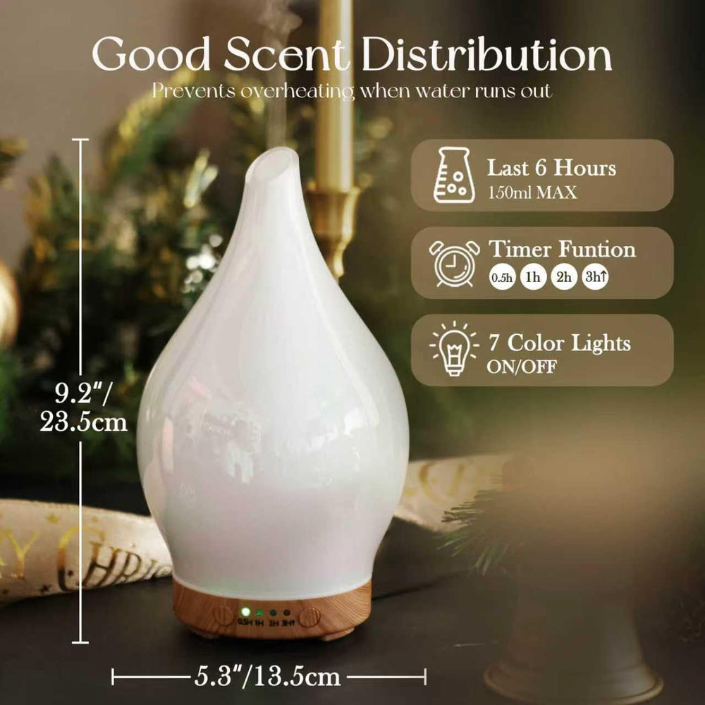 LED color changing lights on Porseme diffuser