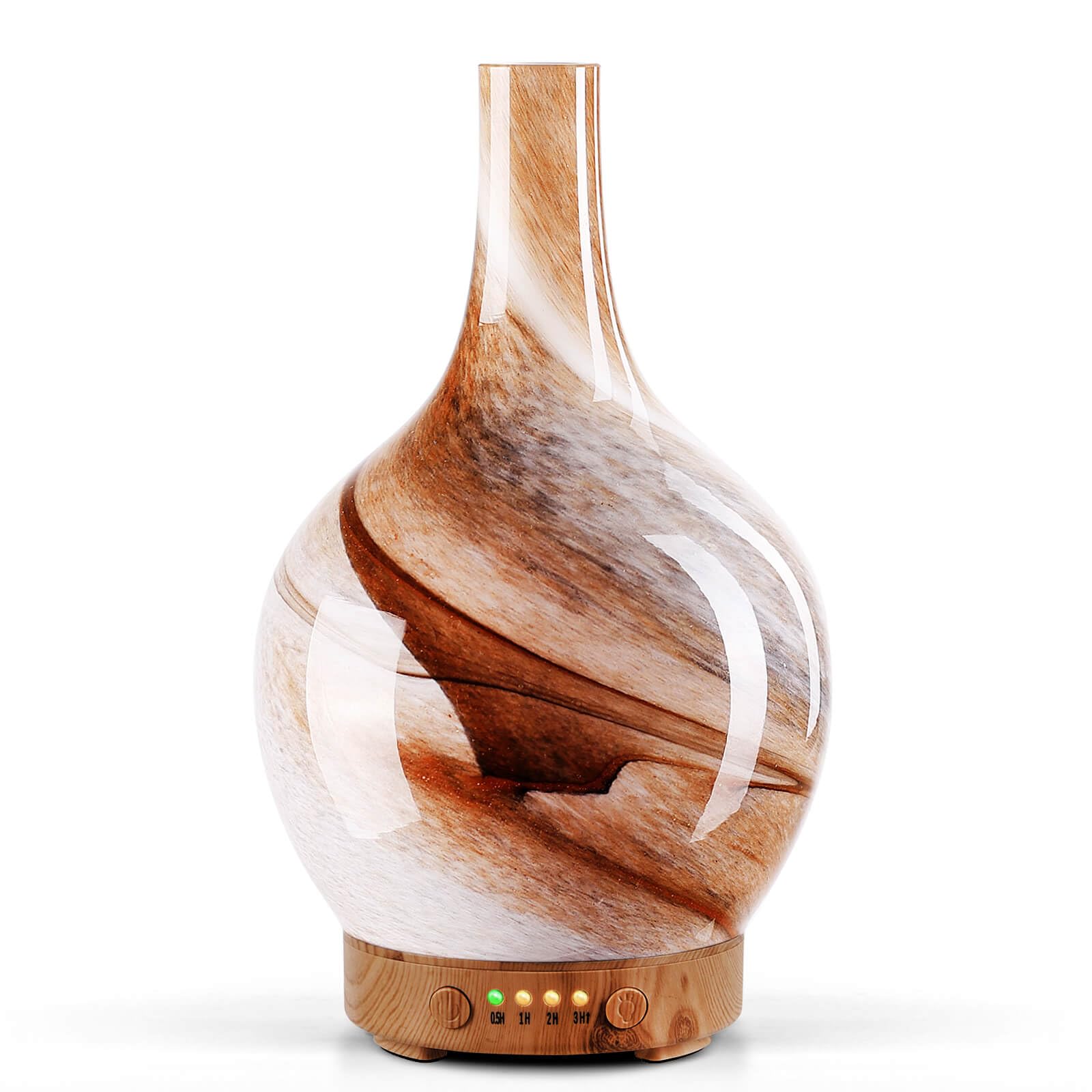 Porseme 150ml glass essential oil diffuser with decorative starry cover