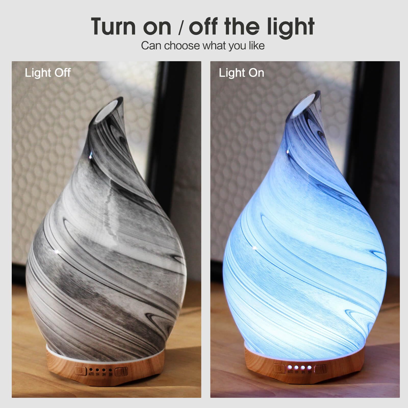 Unboxed Porseme 280ml diffuser with DC power adapter