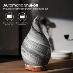 Waterless auto-off safety feature on Porseme diffuser
