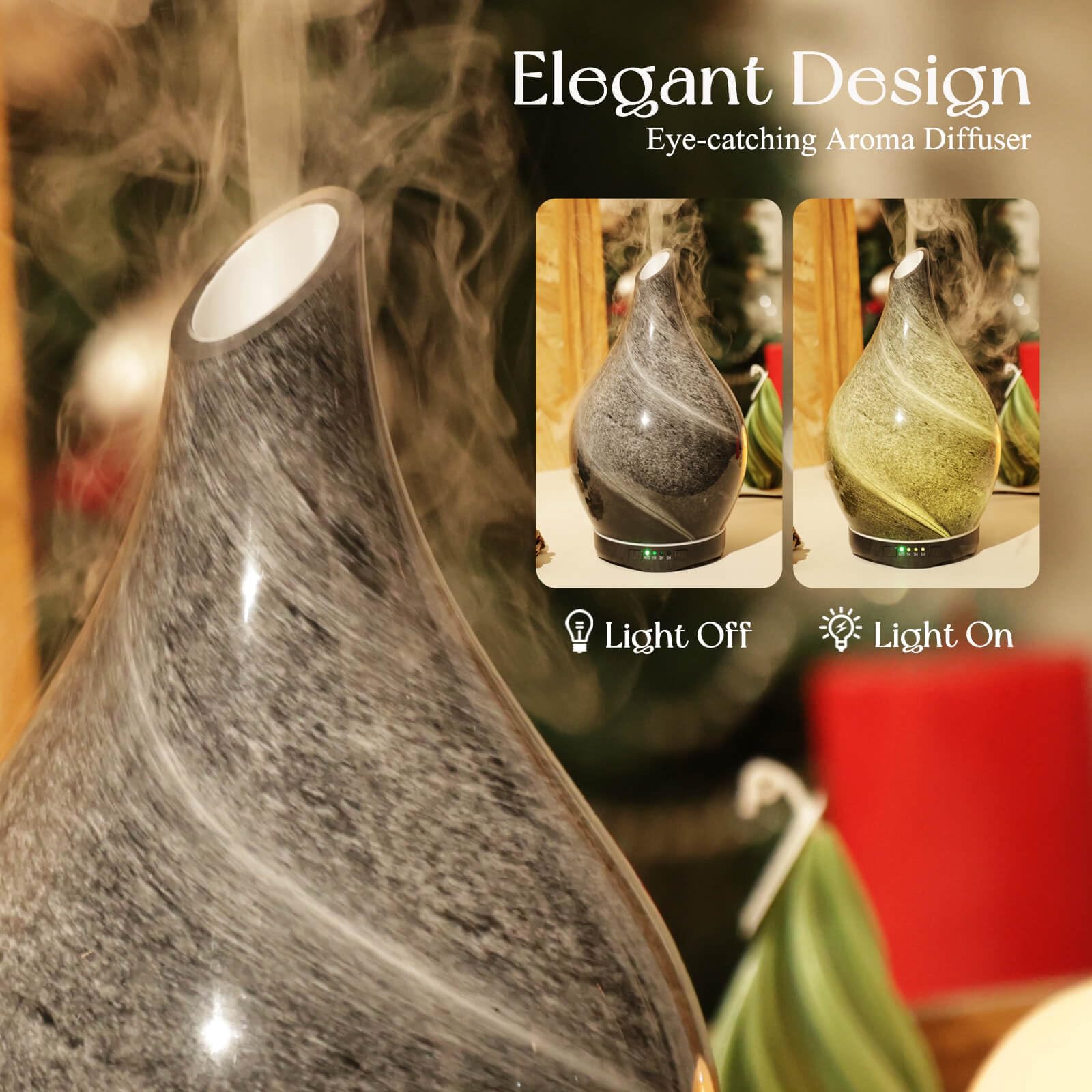 Elegant diffuser as decor for spa or bedroom