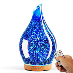 Porseme 280ml essential oil diffuser with remote control - front view