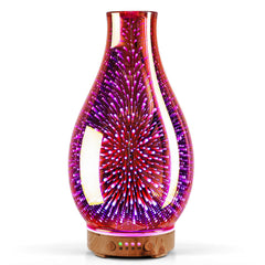 Porseme 100ml essential oil diffuser with 3D glass design