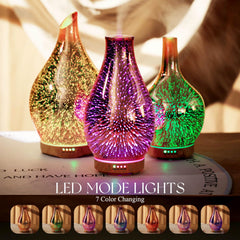 Ultrasonic cool mist diffuser in a living space