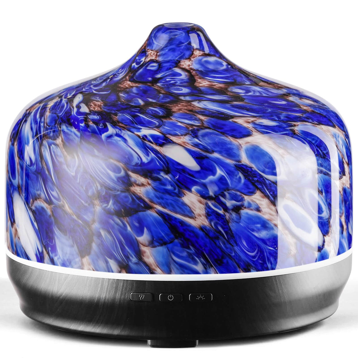 Porseme 500ml glass essential oil diffuser with hand-blown glass globe