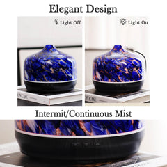 LED ambient lights in 7 colors on the Porseme diffuser