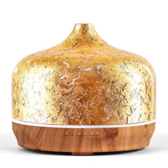 Porseme 500ml gold plated glass diffuser – front view