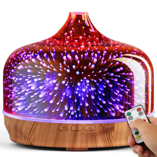 Porseme 500ml glass essential oil diffuser handblown globe