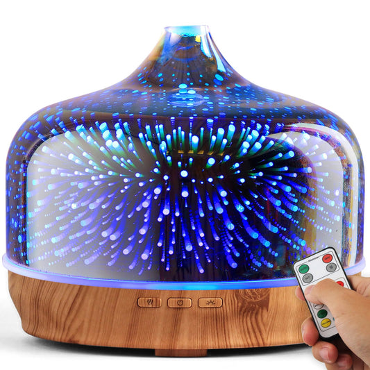 Porseme 500ml handblown glass diffuser globe