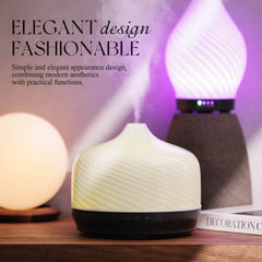 Ultrasonic mist release from Porseme diffuser with nano-mist technology