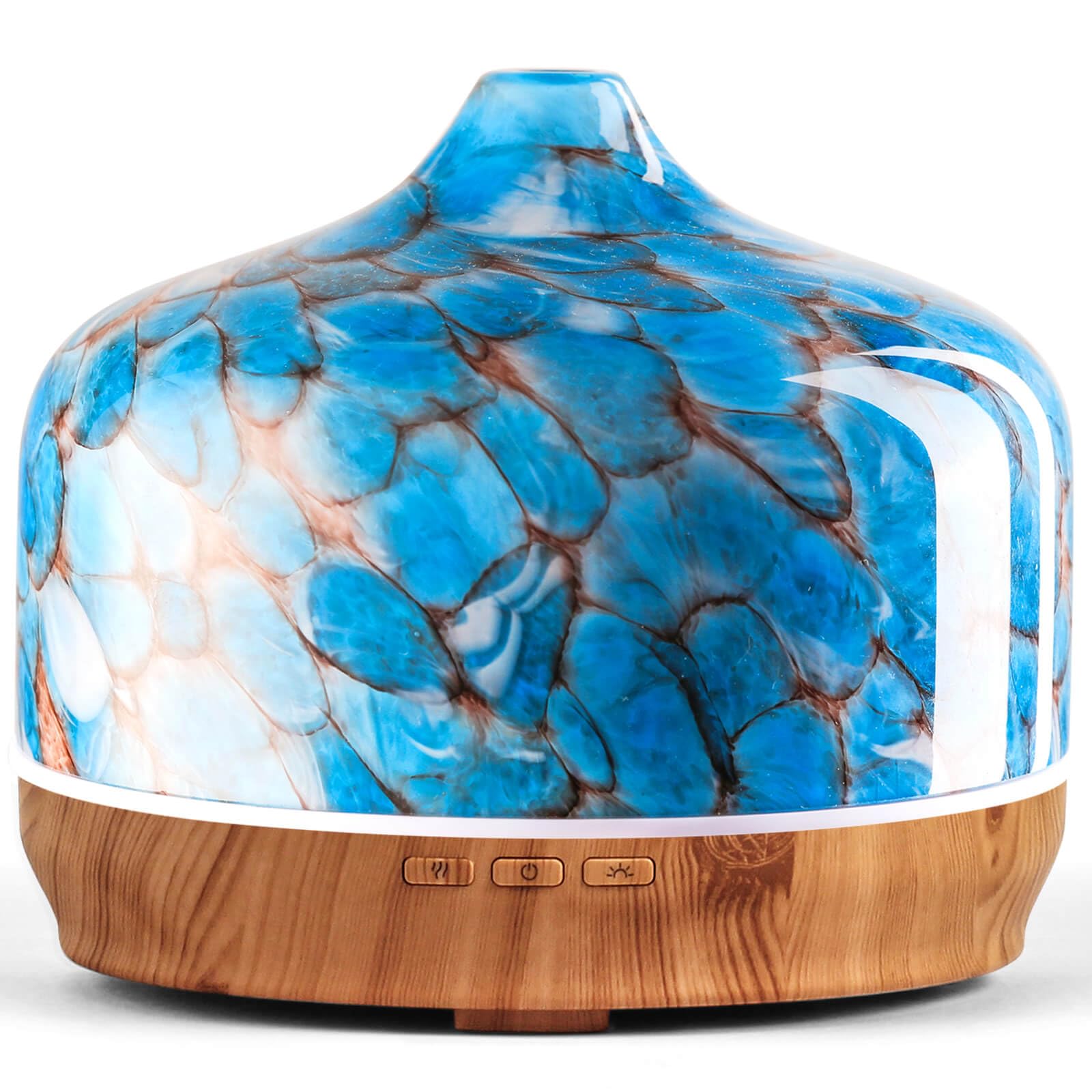 Porseme 500ml handblown glass diffuser in light blue