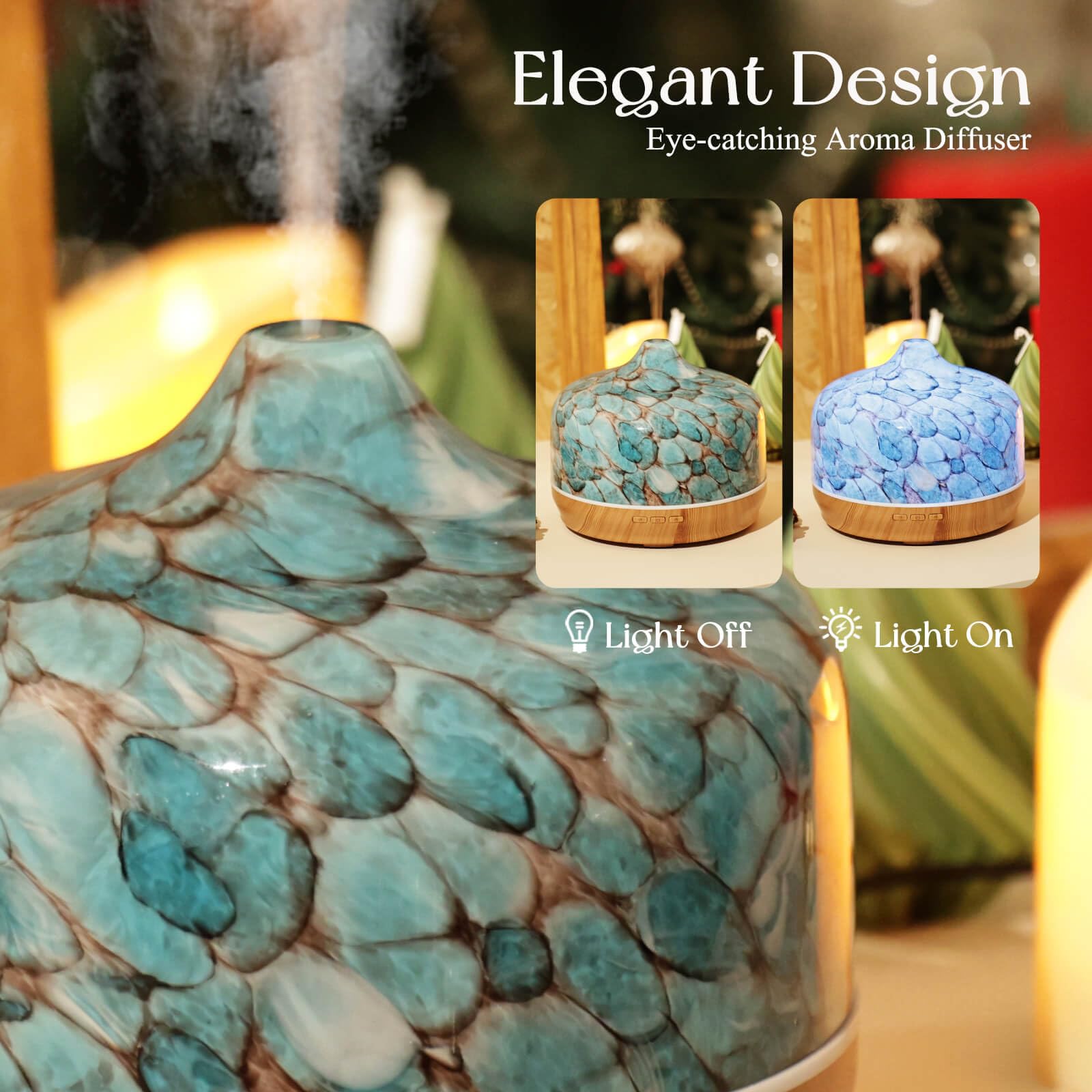Gift-ready Porseme diffuser in living room setting