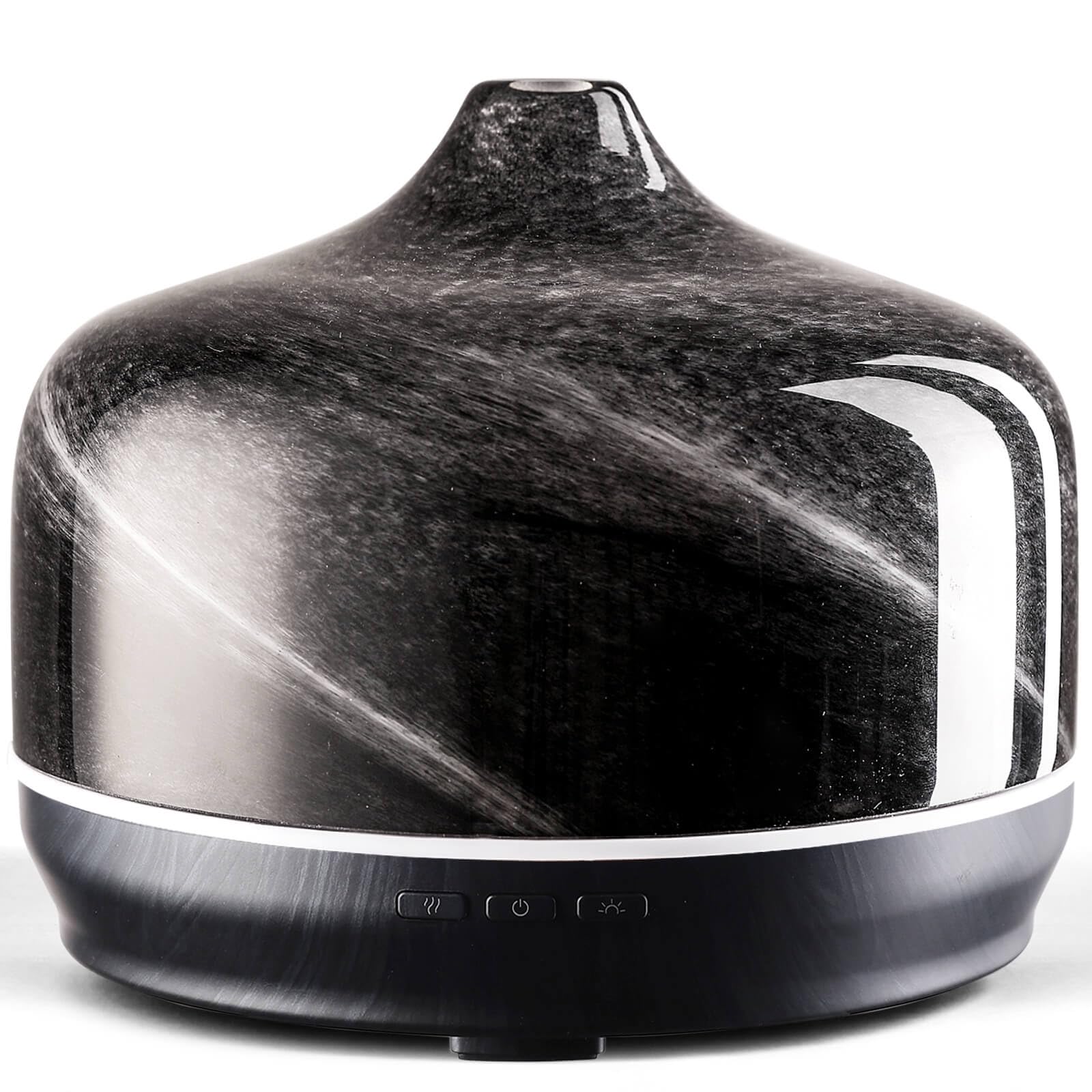 Porseme 500ml hand-blown glass diffuser in obsidian finish
