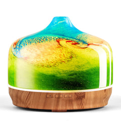 Porseme 500ml glass diffuser with hand-blown glass and star-shaped cover