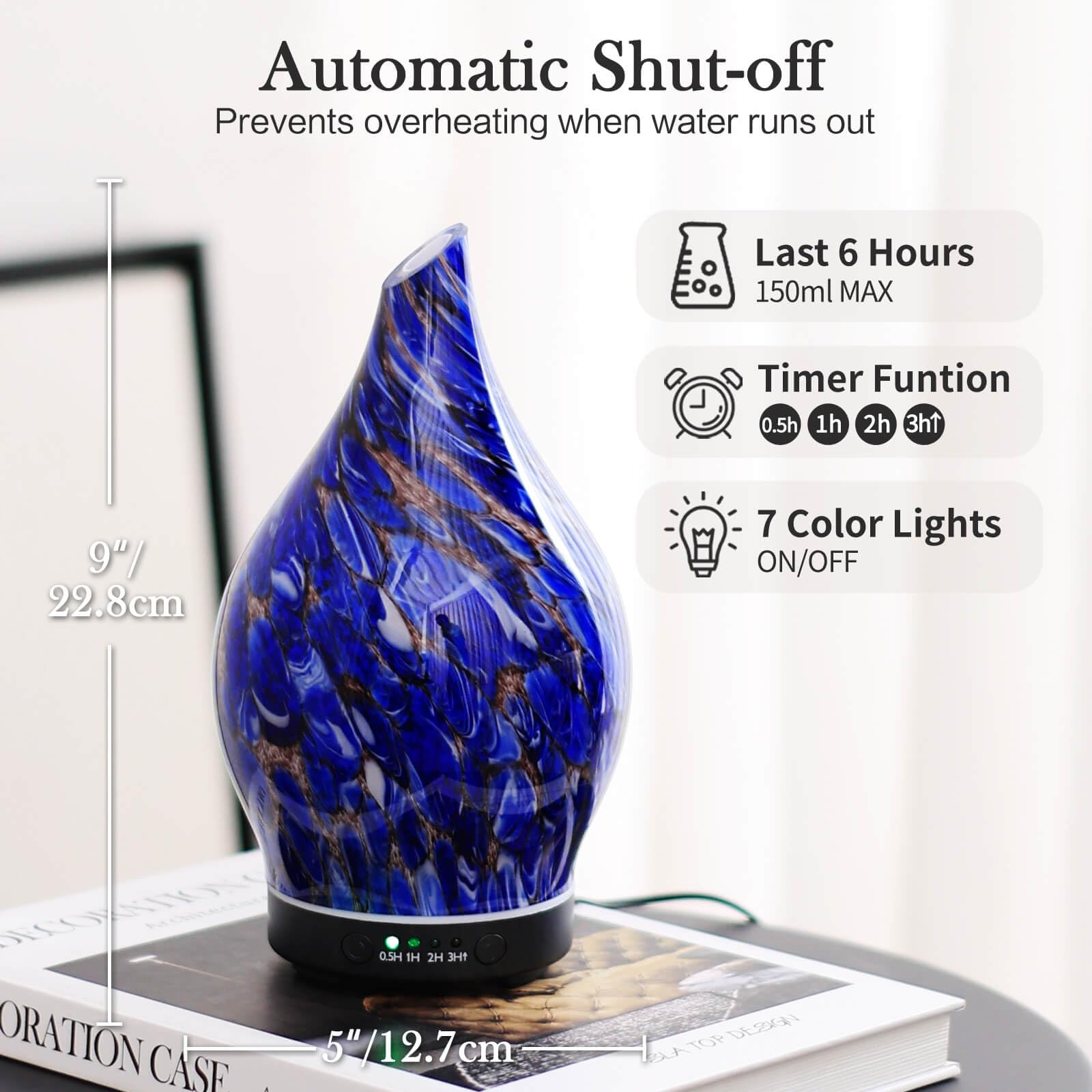 LED color-changing lights with seven color options