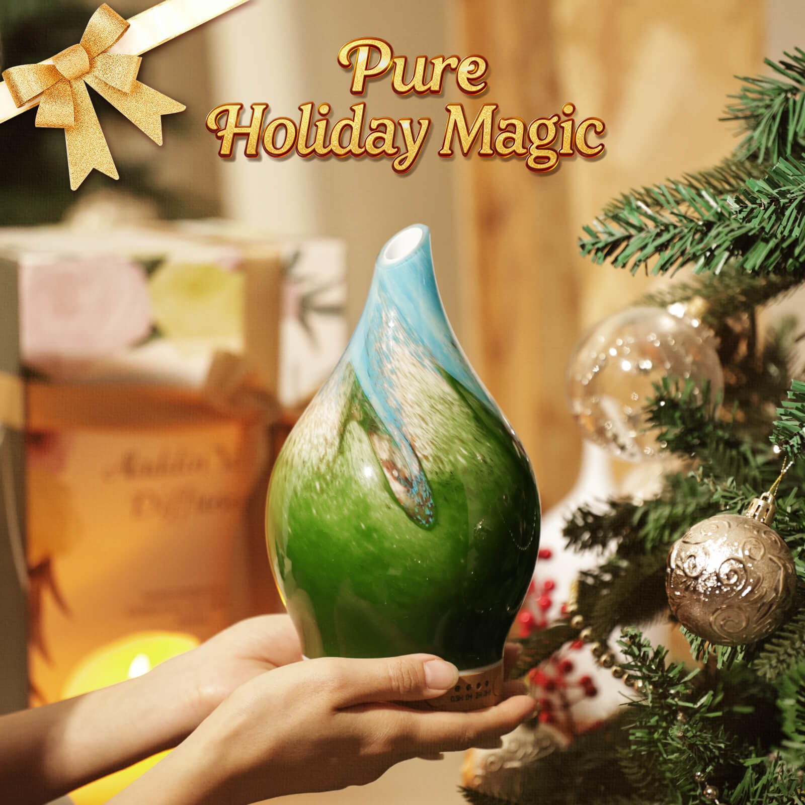 Porseme diffuser displayed in a living room setting