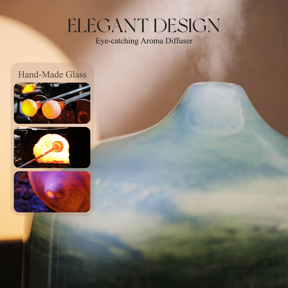 Ultrasonic nano-mist diffusion and mist modes