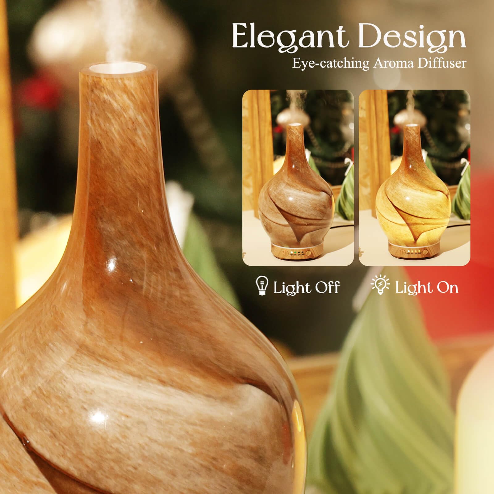 Diffuser placed in a cozy room for relaxation