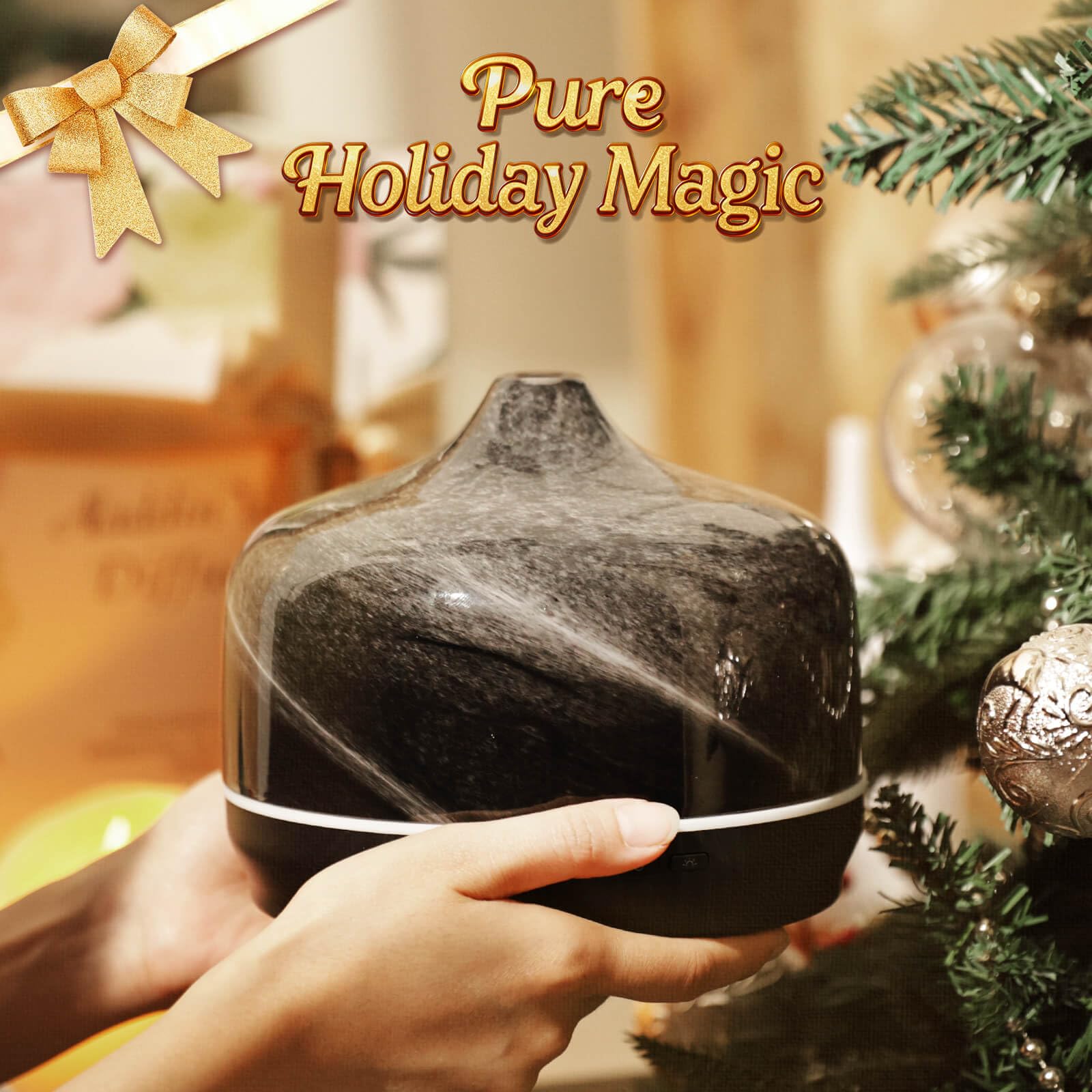 Ultrasonic nano-mist diffusion technology inside Porseme diffuser