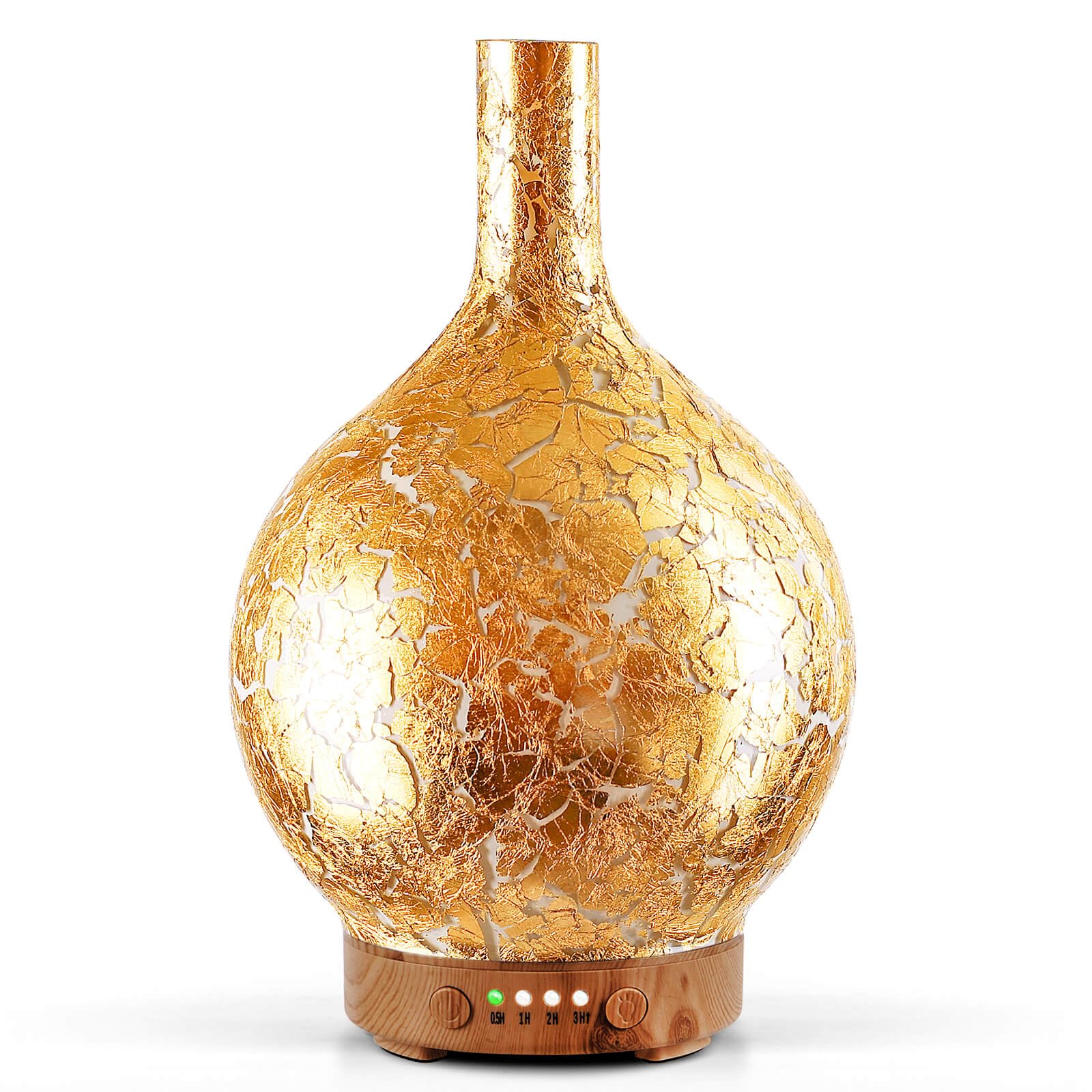 Porseme gold plated glass diffuser 150ml - front view
