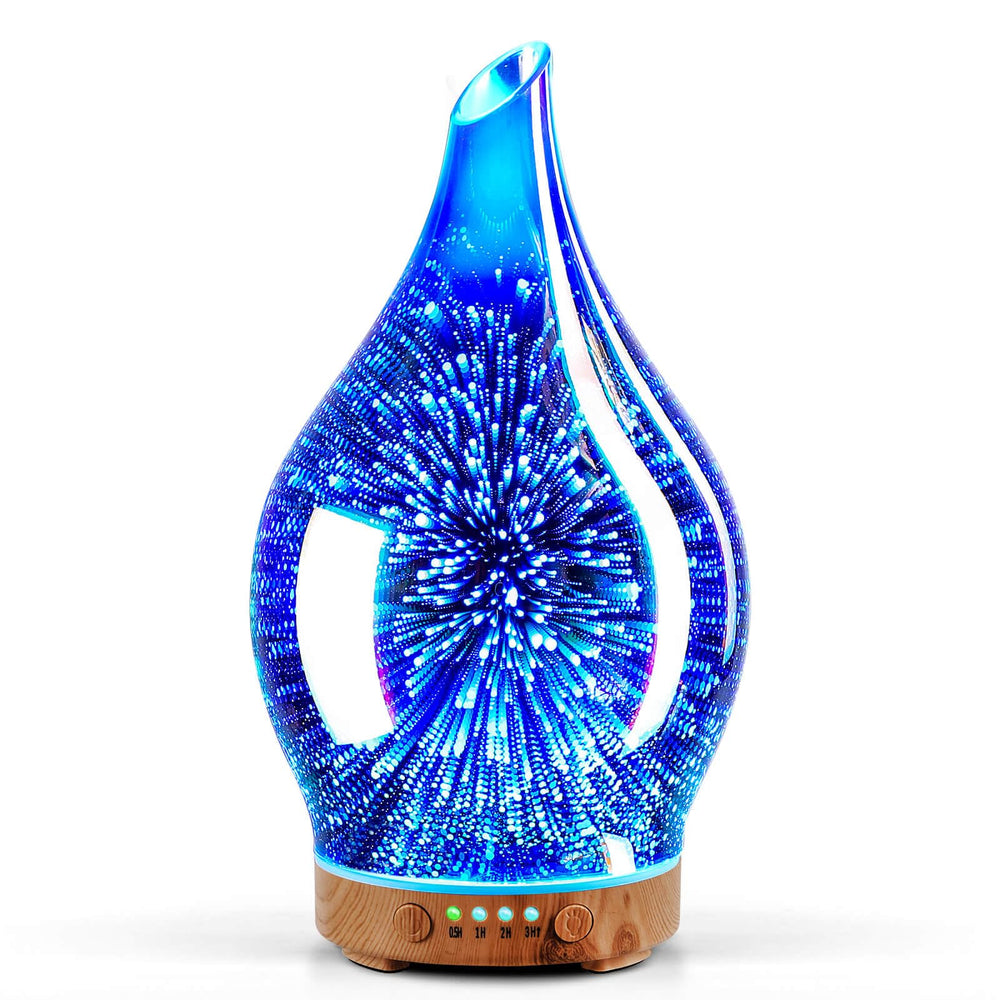 Porseme 150ml diffuser with 3D glass firework cover