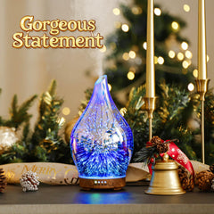 Handblown glass diffuser globe with 150ml capacity