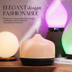 Ultrasonic mist emitted from the Porseme diffuser