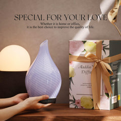 Porseme diffuser placed in a bedroom for relaxation