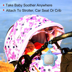 Portable Baby Sound Machine offering 11 sleep sounds for calmer evenings.