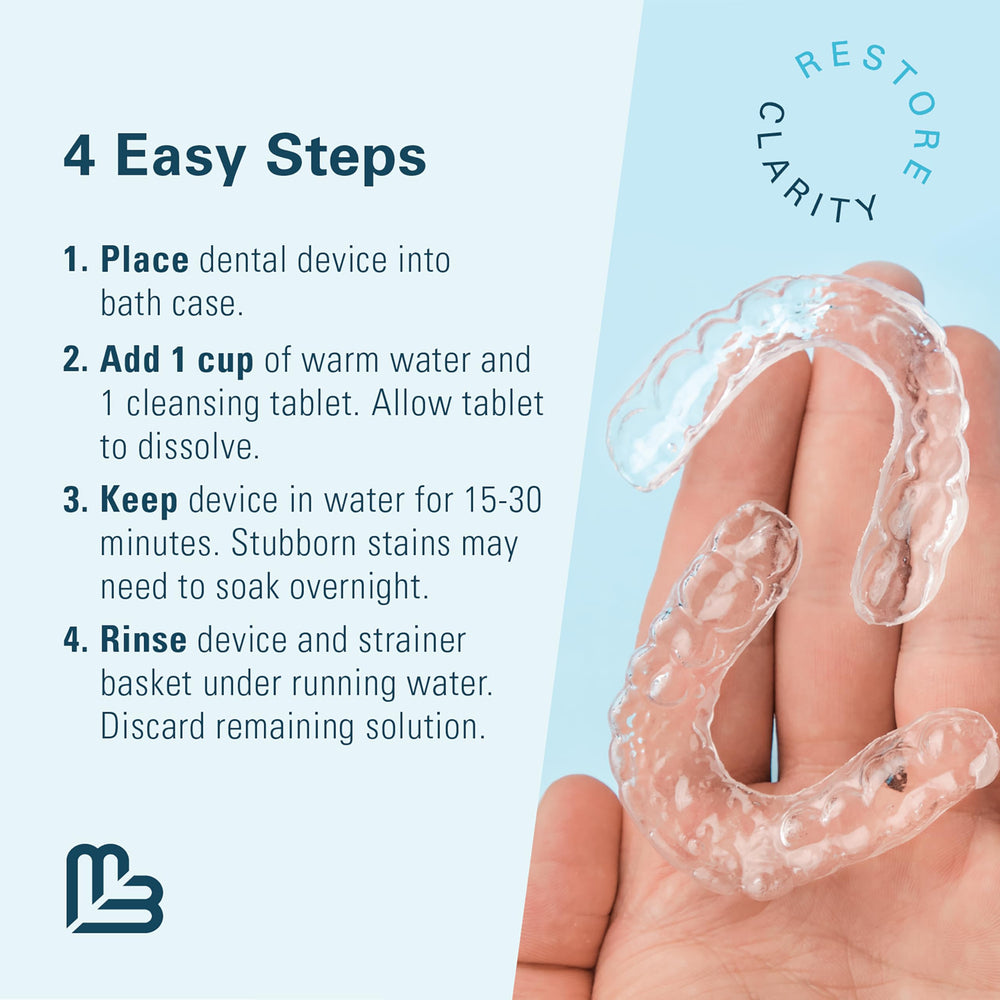 Portable M3 Naturals denture cleaner kit