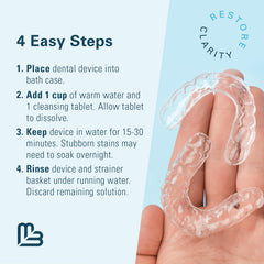Portable M3 Naturals denture cleaner kit