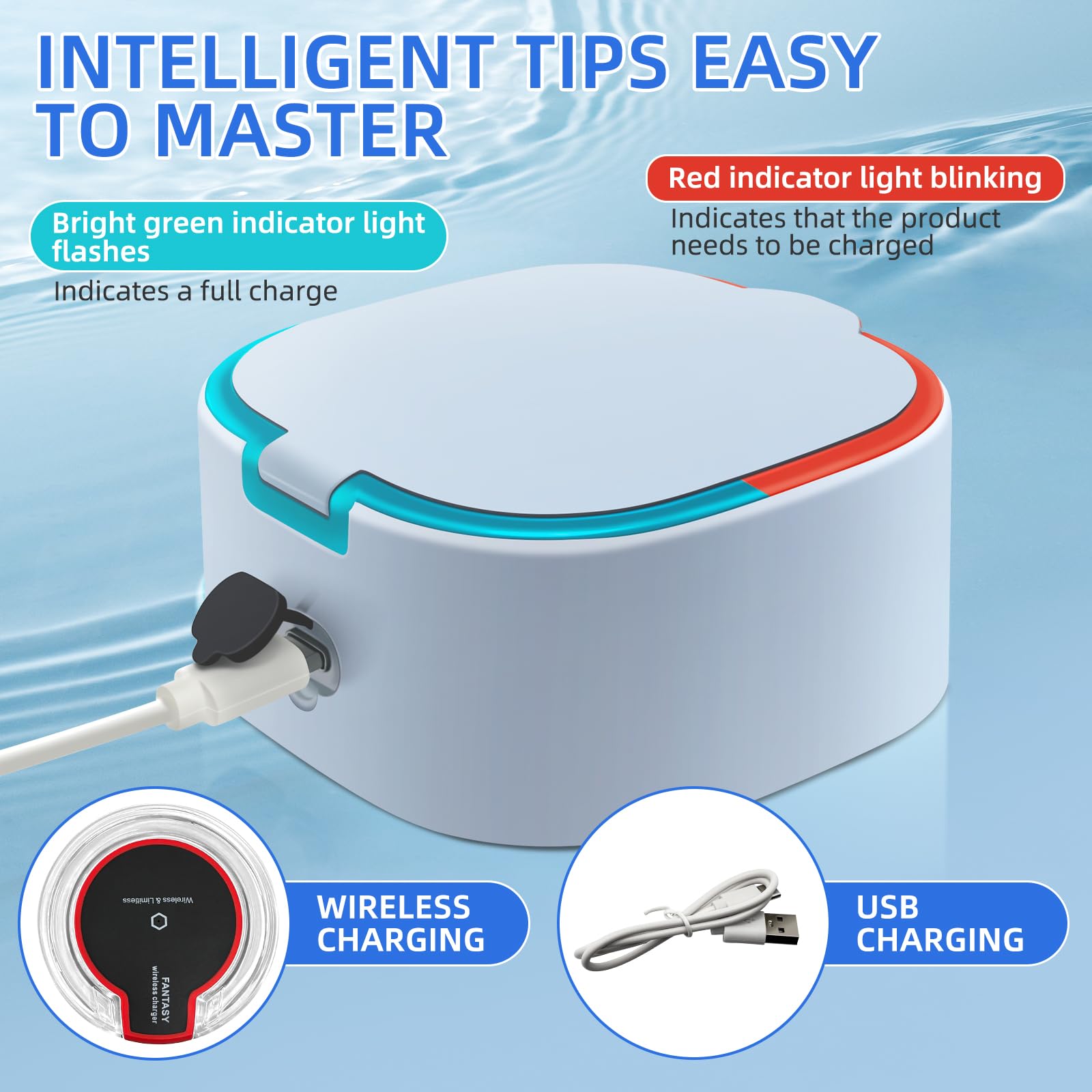 Portable compact cleaning case with mirror