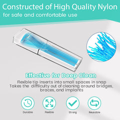 Two portable dental floss boxes included