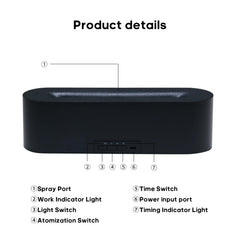 Portable aromatherapy diffuser on a nightstand