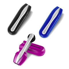 Front view of Portable Eyeglass Cleaner Kit (3PCS) with carbon fiber accents