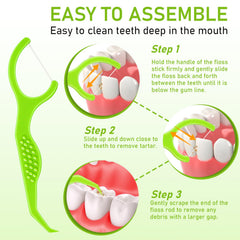 Portable travel case for dental flossers