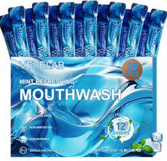 Portable travel mouthwash packets, 20-pack