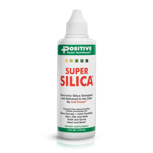 Positive Power Nutritionals Super Silica bottle (4oz) with dropper