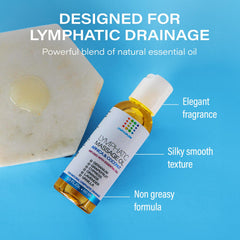 2 oz bottle of post-surgery recovery lymphatic drainage oil.