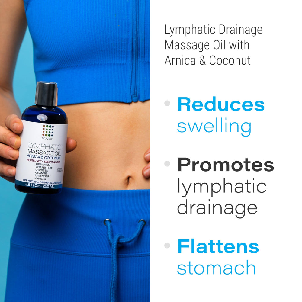 Post-surgery recovery lymphatic oil with Arnica and Coconut
